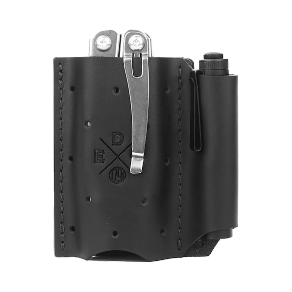 Leather Pocket Tool Pouch for Multitool, Pen / Pen Light, Cash / Cards for Pocket Carry